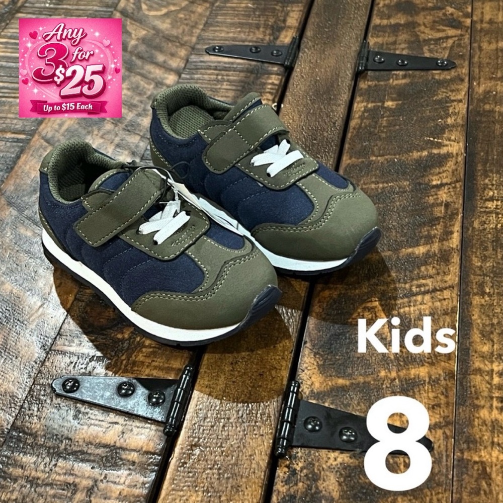 Meijers  Kids Sneakers - Green and Blue